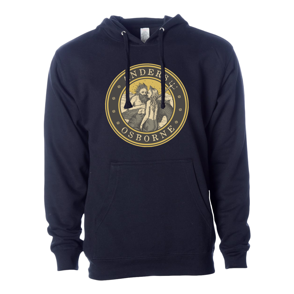 Orpheus And The Mermaids Unisex Navy Blue Hoodie – Anders Osborne