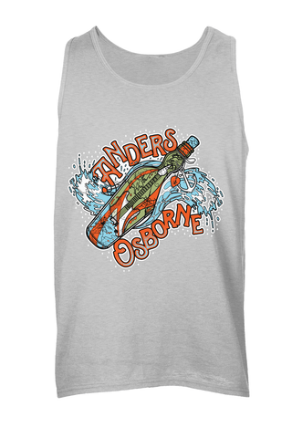 Unisex Message In A Bottle Tank - Athletic Grey