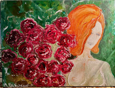 "Lisbeth-Rose" - Oil on Canvas